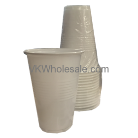 Solid White Plastic Party Cups 16oz x 16 PC x 48 PK