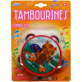 4'' Tambourines Combo Set