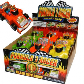 Formula 1 Racer Candy Filled Car 12PC