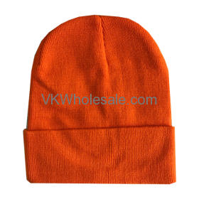 Orange Winter Hat 12 PK