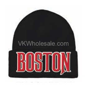 Boston Embroidered Winter Skull HATs 12PC