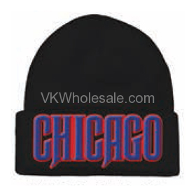 Chicago Embroidered Winter Skull Hats for BASEBALL Fans 12PC