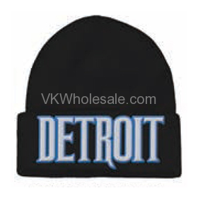 Detroit Embroidered Winter Skull HATs 12 PC