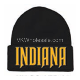 Indiana Embroidered Winter Skull HATs 12 PC