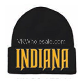 Indiana Embroidered Winter Skull HATS 12 PC