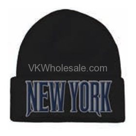 New York Embroidered Winter Skull HATs 12 PC