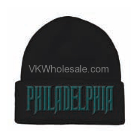 Philadelphia Embroidered Winter Skull Hats 12 PC