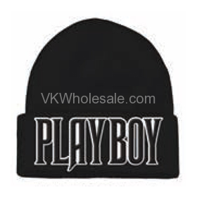 Playboy Embroidered Winter Skull HATs 12 PC