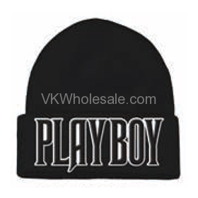 Playboy Embroidered Winter Skull Hats 12 PC