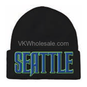 Seattle Embroidered Winter SKULL Hats 12 PC