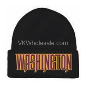 Washington Embroidered Winter Skull HATs 12 PC