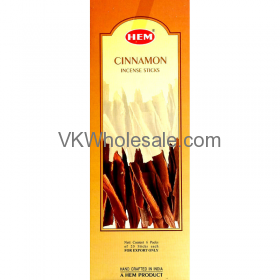 Cinnamon Hem INCENSE - 20 STICK PACKS (6 pks /Box)