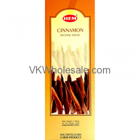 Cinnamon Hem INCENSE - 20 STICK PACKS (6 pks /Box)