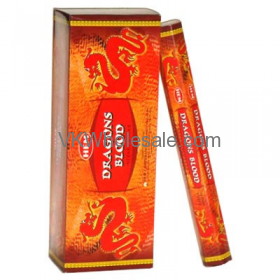 DRAGONs Blood Red Hem Incense - 20 STICK PACKS (6 pks /Box)
