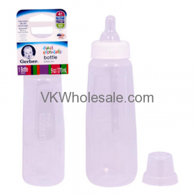 Gerber First Essentials BABY Bottle - CLEAR, 9oz