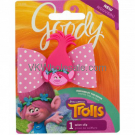 Goody Trolls Value Channel Bow Salon Clip 1CT