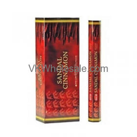 Sandal Cinnamon Hem INCENSE - 20 STICK PACKS (6 pks /Box)