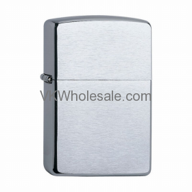 Zippo Brushed Chrome LIGHTER, WIth Solid Chrome