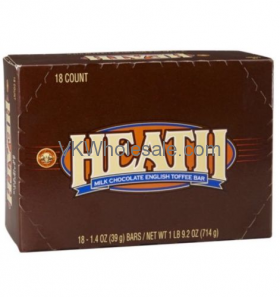 Heath English Toffee Milk Chocolate Bars 1.4 Oz 18 CT