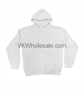 ADULT Hooded Pullover White 8.5oz - 2XL