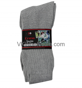 Crew SOCKS Gray 12 Pairs