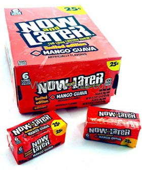 Now & Later CANDY Mango Guava 24/6 PCS Bars