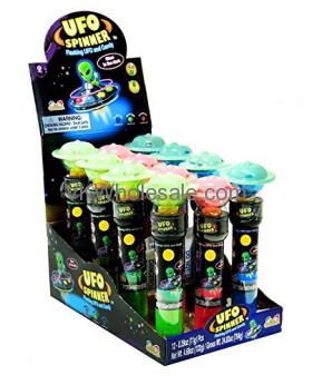 Kidsmania UFO Spinner TOY Candy 12 PC