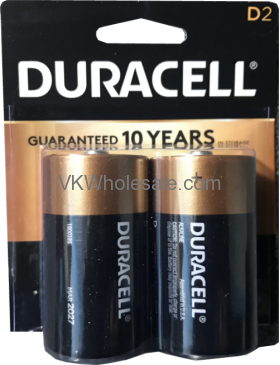 Duracell D-2 BATTERIES - 6 Cards