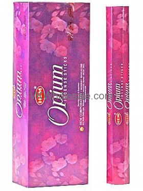 Opium Hem INCENSE - 20 STICK PACKS (6 pks /Box)