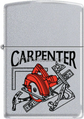 Zippo Classic Carpenter Satin Chrome Z282