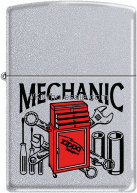 Zippo Classic Mechanic Satin Chrome Z283