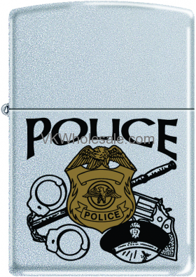 ZIPPO Classic Police Satin Chrome Z279