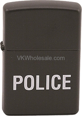 Zippo Classic Police Black Matte Z204 LIGHTER