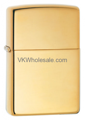 Zippo Windproof High Polished Brass LIGHTER 254B