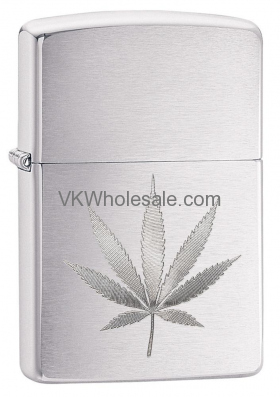 Zippo Classic Marijuana Leaf Design Engrave 29587