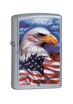 Zippo Claudio Mazzi Eagle FLAG Lighter