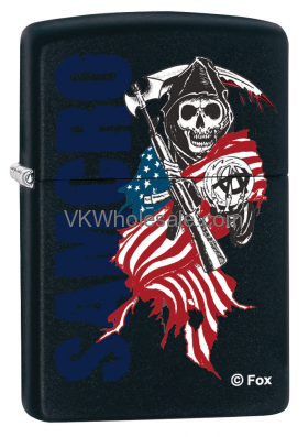 Zippo Classic Samcro Reaper Black MATTE Z338