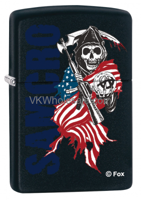 Zippo Classic Samcro Reaper Black Matte Z338