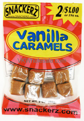 Sour Vanilla Caramels 1.75oz 2 for $1 CANDY - Snackerz