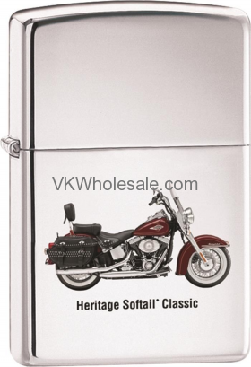 Zippo Classic HARLEY DAVIDSON Heritage High Polish Chrome Z241 Lighter