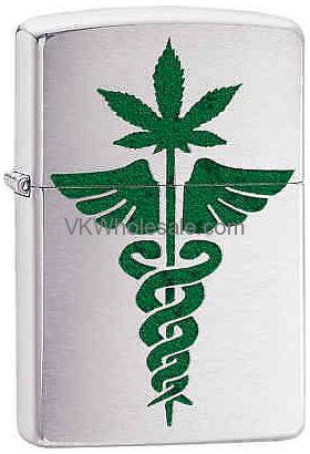 Zippo Classic Medical Design Brushed Chrome Z627