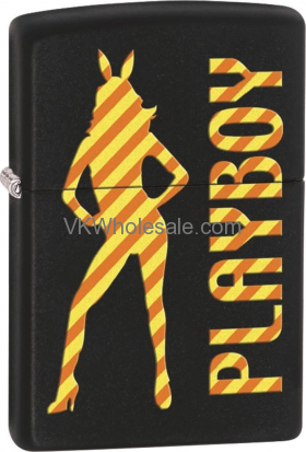 Zippo Classic Playboy Black Matte Z244 LIGHTER