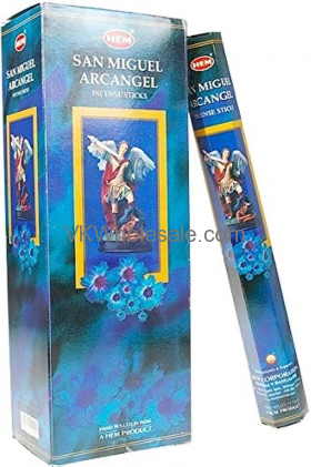 San Miguel Arcangel Hem INCENSE - 20 STICK PACKS (6 pks /Box)