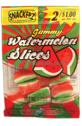 Sour Watermelon Slices 1.75oz 2 for $1 CANDY - Snackerz
