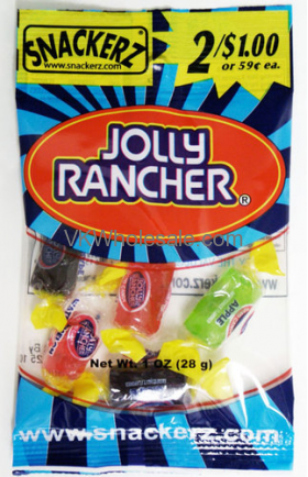 Jolly Rancher 1.75oz 2 for $1 CANDY - Snackerz