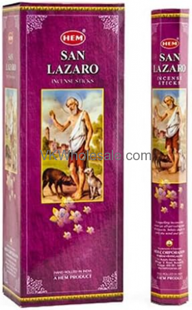 San Lazaro Hem INCENSE - 20 STICK PACKS (6 pks /Box)