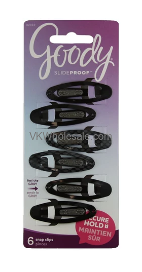 Goody Slide Proof Snap CLIPs - 6 Count