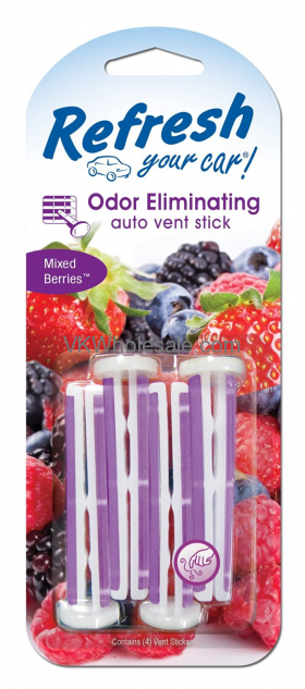 Refresh AUTO Vent Stick - Mixed Berries 4PC 6 PK