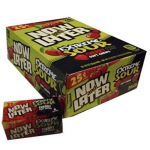 Now & Later Candy Extra Sour Cherry 24/6 PCS Bars Wholesale