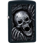 ZIPPO CLASSIC VAMPIRE Skull Black Matte Windproof Lighter